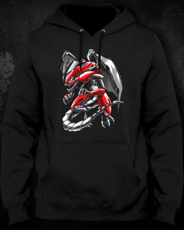 BMW S1000RR Dragon Hoodie Racing Red Clothing & Apparel