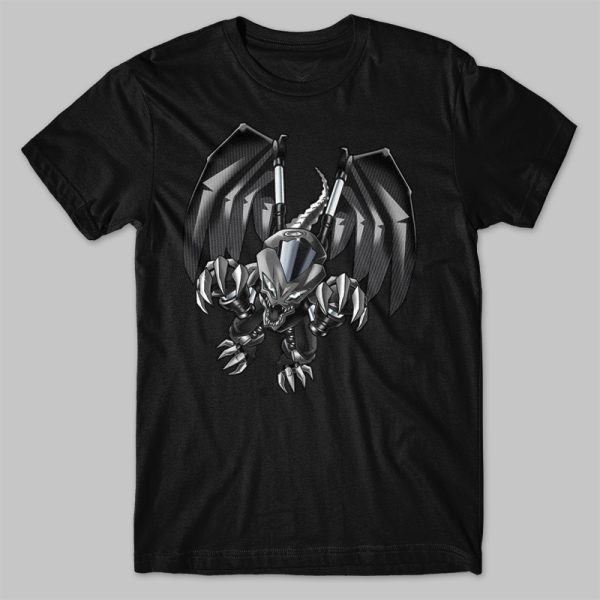 T-shirt Kawasaki Ninja 650 Dragon Storm Gray & Ebony Merchandise & Clothing Motorcycle Apparel