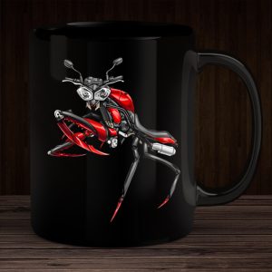 Black Mug Triumph Speed Triple Mantis Red Merchandsie & Clothing Motorcycle Apparel