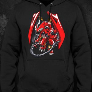 Hoodie Triumph Daytona 675 Dragon Red Merchandise & Clothing Motorcycle Apparel
