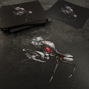 Stickers Triumph Speed Triple Mantis White Red (Version R) Merchandsie & Clothing Motorcycle Apparel