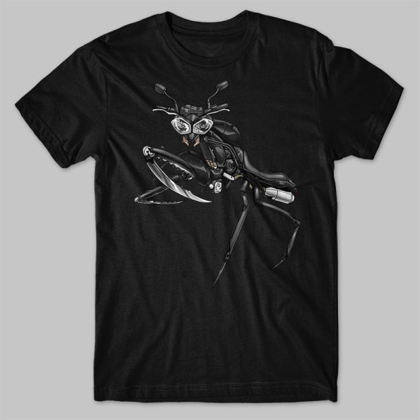 T-shirt Triumph Speed Triple Mantis Black Merchandsie & Clothing Motorcycle Apparel
