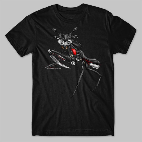 T-shirt Triumph Speed Triple Mantis Black Red (Version R) Merchandsie & Clothing Motorcycle Apparel