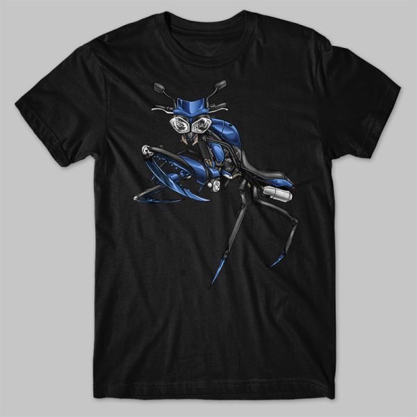 T-shirt Triumph Speed Triple Mantis Blue (Version R) Merchandsie & Clothing Motorcycle Apparel