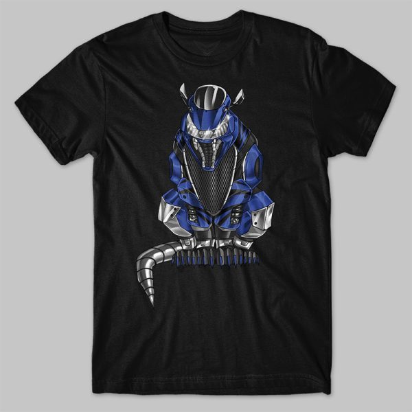 T-shirt Honda CBR 954RR Panther Blue Merchandise & Clothing Motorcycle Apparel CBR Sportbike