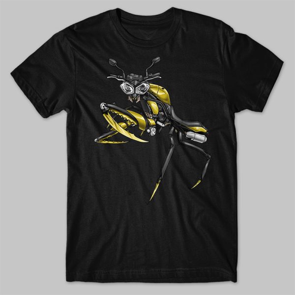 T-shirt Triumph Speed Triple Mantis Yellow Merchandsie & Clothing Motorcycle Apparel