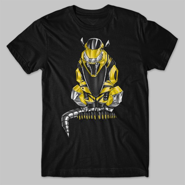 T-shirt Honda CBR 954RR Panther Yellow Merchandise & Clothing Motorcycle Apparel CBR Sportbike