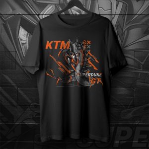 T-shirt KTM 1290 Super Duke GT Centipedes Black Orange Merchandise & Clothing Motorcycle Apparel