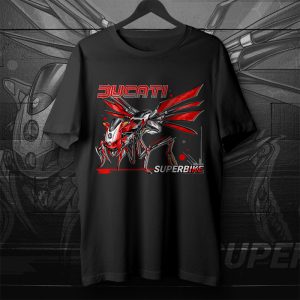 T-shirt Ducati 749/999 Wasp Red-White Merchandise & Clothing Motorcycle Apparel