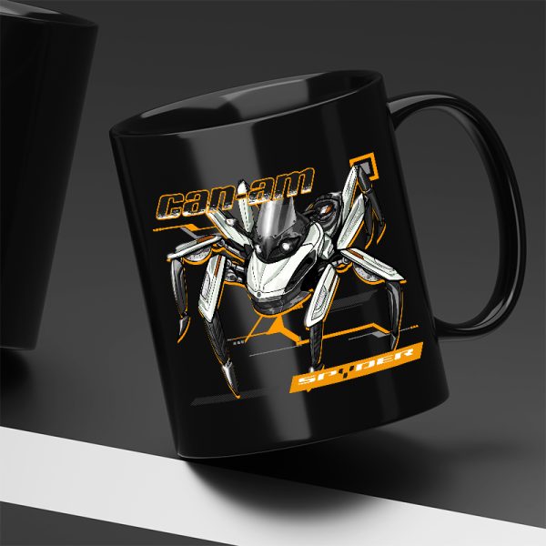 Mug Can-Am Spyder RS Pearl White Merchandise & Clothing Motorcycle Apparel