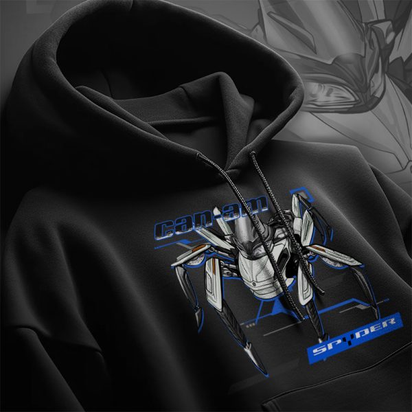 Hoodie Can-Am Spyder ST Limited Pearl White Merchandise & Clothing Motorcycle Apparel