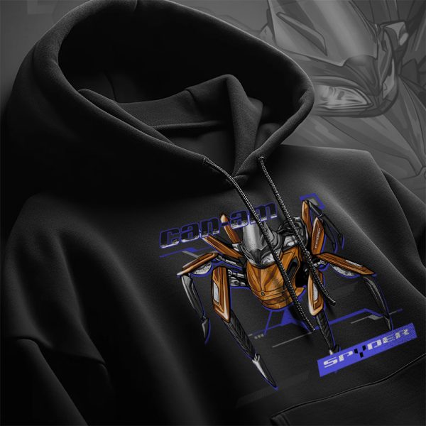 Hoodie Can-Am Spyder ST Cognac Merchandise & Clothing Motorcycle Apparel