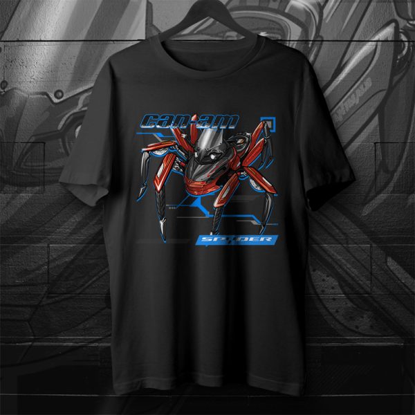 T-shirt Can-Am Spyder RS Can-Am Red Merchandise & Clothing Motorcycle Apparel
