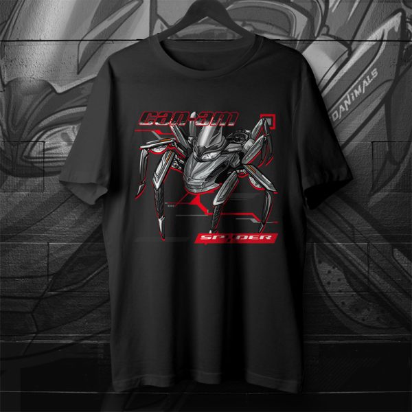 T-shirt Can-Am Spyder ST Limited Silver Platinum Satin Merchandise & Clothing Motorcycle Apparel