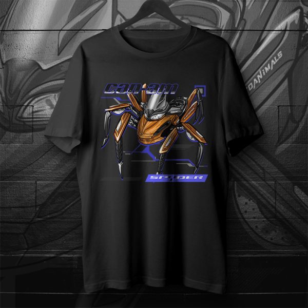 T-shirt Can-Am Spyder ST Cognac Merchandise & Clothing Motorcycle Apparel