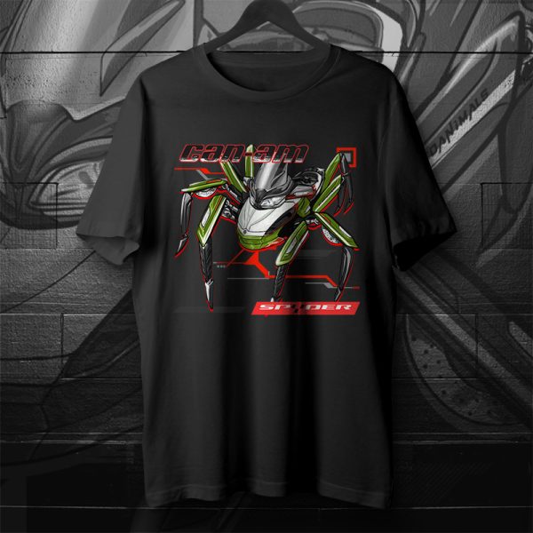 T-shirt Can-Am Spyder ST Special Series California Green Pearl Merchandise & Clothing Motorcycle Apparel