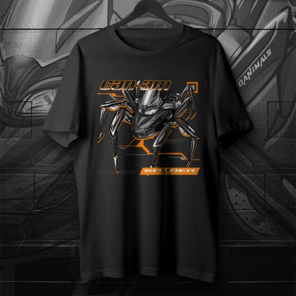 T-shirt Can-Am Spyder ST limited Steel Black Metallic Merchandise & Clothing Motorcycle Apparel