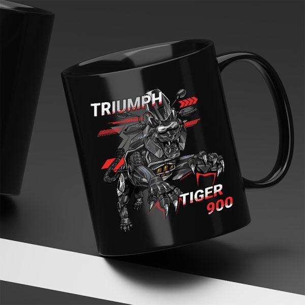 Mug Triumph Tiger 900 Tiger Sapphire Black Merchandise & Clothing Motorcycle Apparel