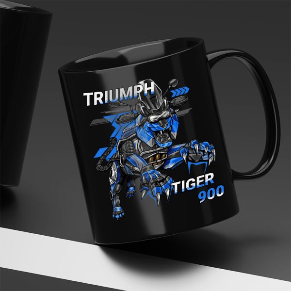 Mug Triumph Tiger 900 Tiger Caspian Blue Merchandise & Clothing Motorcycle Apparel