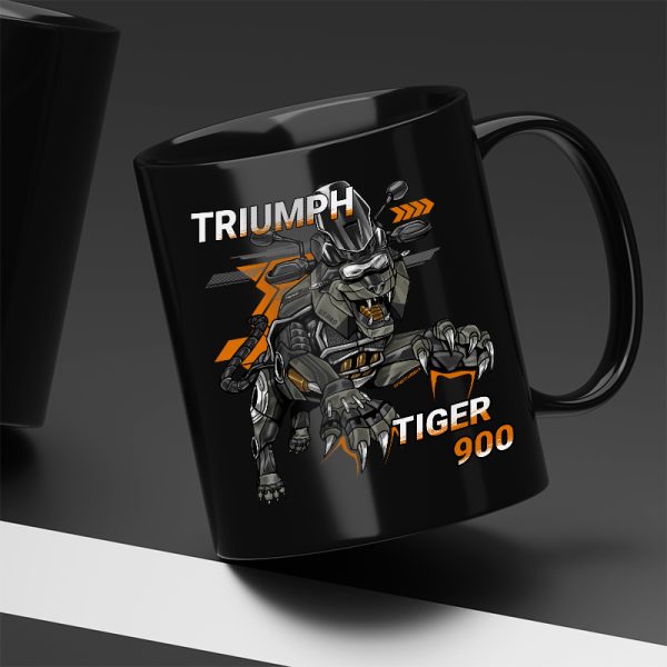 Mug Triumph Tiger 900 Tiger Matt Khaki Green Merchandise & Clothing Motorcycle Apparel