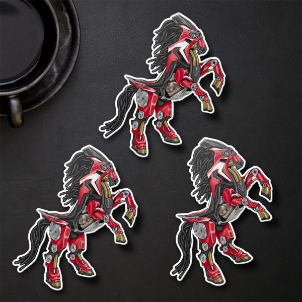 Stickers Honda Africa Twin CRF1000L Mustang 2016-2018 Grand Prix Red, Honda CRF1000L Clothing, Honda Africa Twin Merchandise
