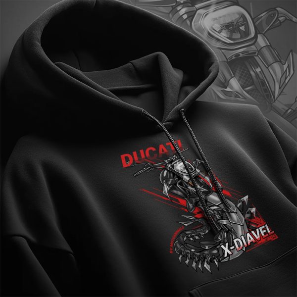 Hoodie Ducati XDiavel Сentipede Black Merchandise & Clothing
