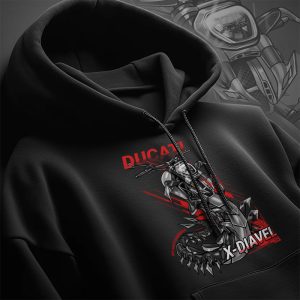 Hoodie Ducati XDiavel Сentipede White Merchandise & Clothing