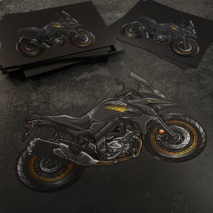 Stickers Suzuki V-Strom 650 2020 Glass Sparkle Black Merchandise & Clothing Motorcycle Apparel