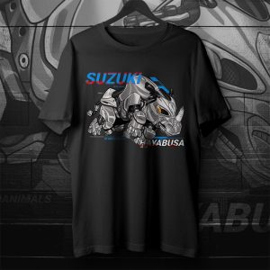 T-shirt Suzuki Hayabusa Rhino 2000 Sonic Silver Metallic