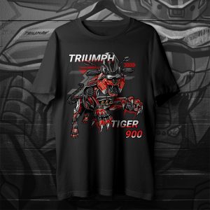 T-shirt Triumph Tiger 900 Tiger Diablo Red Merchandise & Clothing Motorcycle Apparel