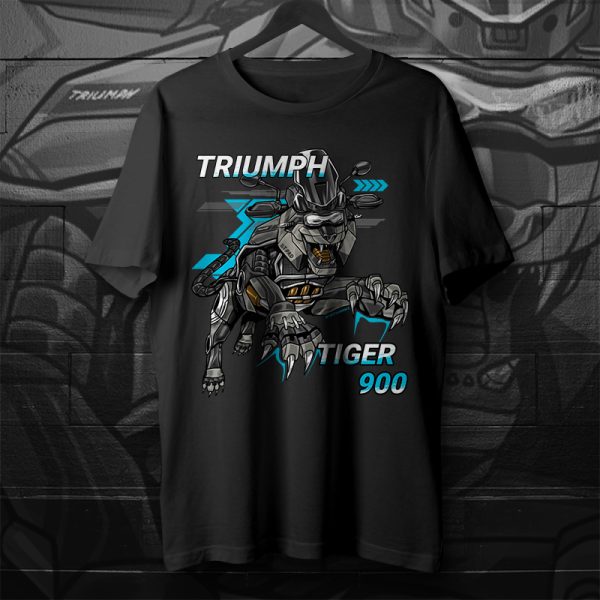 T-shirt Triumph Tiger 900 Tiger New Sandstorm Merchandise & Clothing Motorcycle Apparel