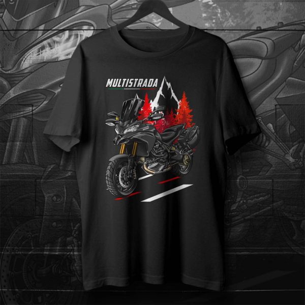 T-shirt Ducati Multistrada 1200 Merchandise Black