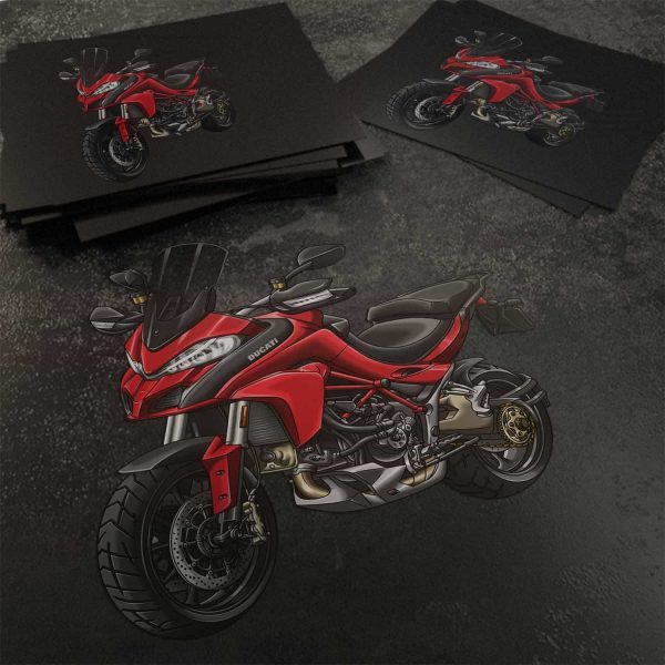 Stickers Ducati Multistrada Merchandise 1200 Ducati Red
