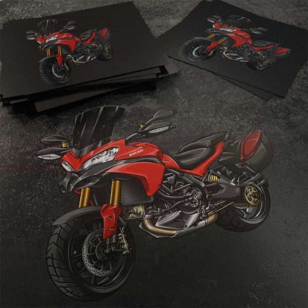 Stickers Ducati Multistrada 1200 Merchandise Red