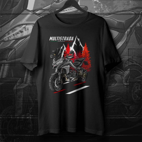 T-shirt Ducati Multistrada Merchandise 1200 S Volcano Grey