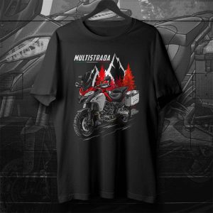 T-shirt Ducati Multistrada Merchandise 1260 Enduro Red + Saddlebags