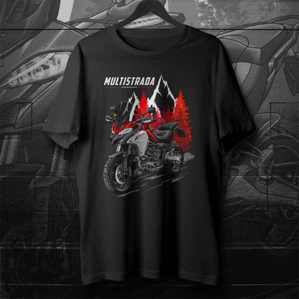 T-shirt Ducati Multistrada Merchandise 1260 Enduro Red