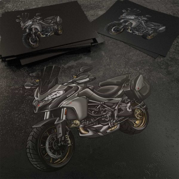 Stickers Ducati Multistrada Merchandise 1260 Volcano Grey + Saddlebags