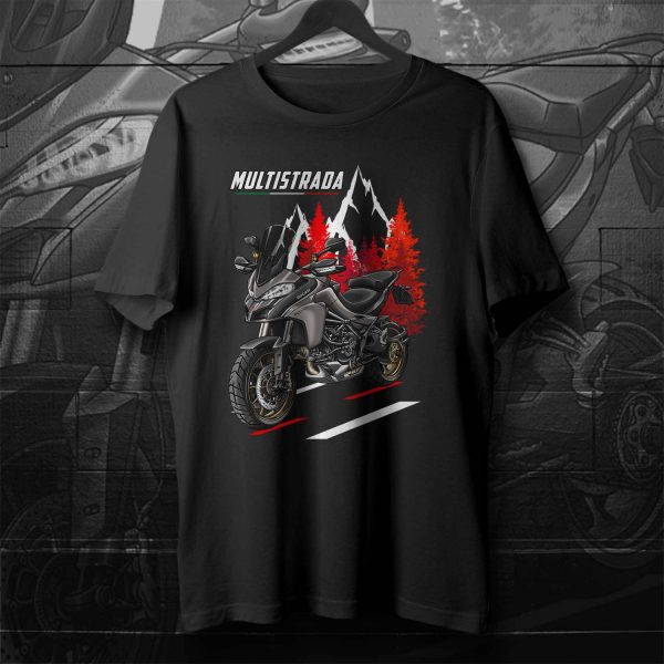 T-shirt Ducati Multistrada Merchandise 1260 Volcano Grey