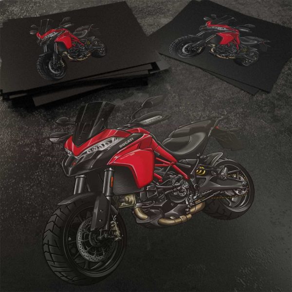Stickers Ducati Multistrada 950 Merchandise 2019-2021 Red