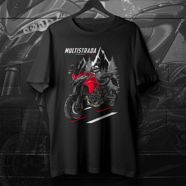 T-shirt Ducati Multistrada 950 Merchandise 2019-2021 Red