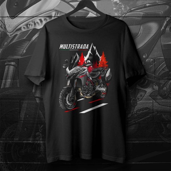 T-shirt Ducati Multistrada 950 GP Merchandise White + Saddlebags