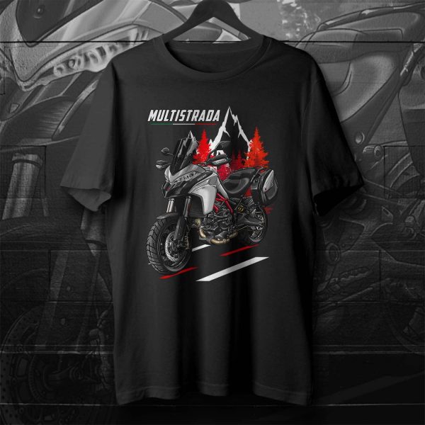 T-shirt Ducati Multistrada 950 S Merchandise Glossy Grey + Saddlebags