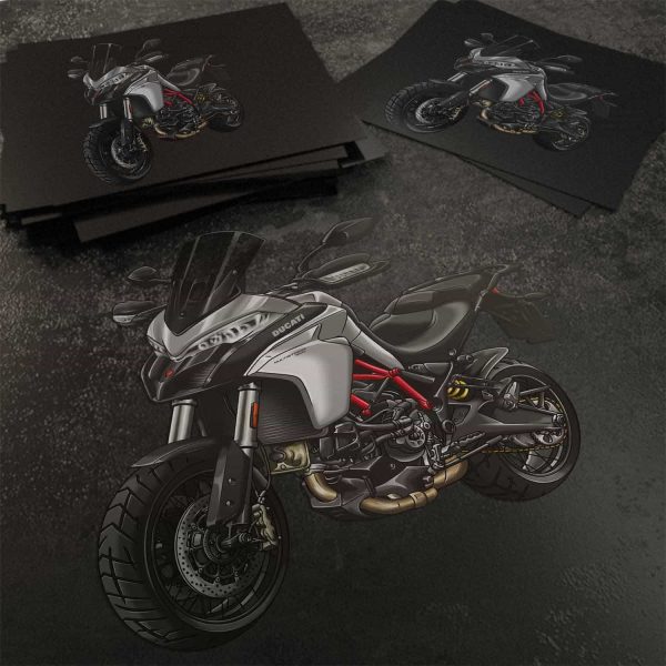 Stickers Ducati Multistrada 950 Merchandise S Glossy Grey
