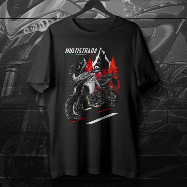 T-shirt Ducati Multistrada 950 S Merchandise Glossy Grey
