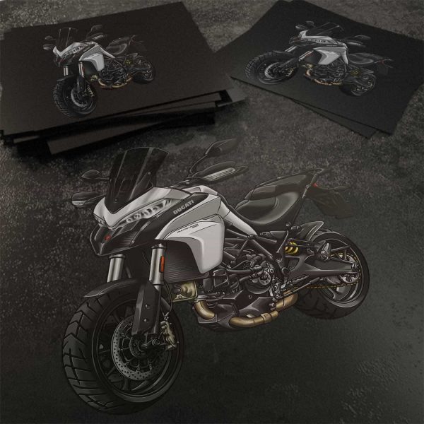 Stickers Ducati Multistrada 950 Merchandise White Silk