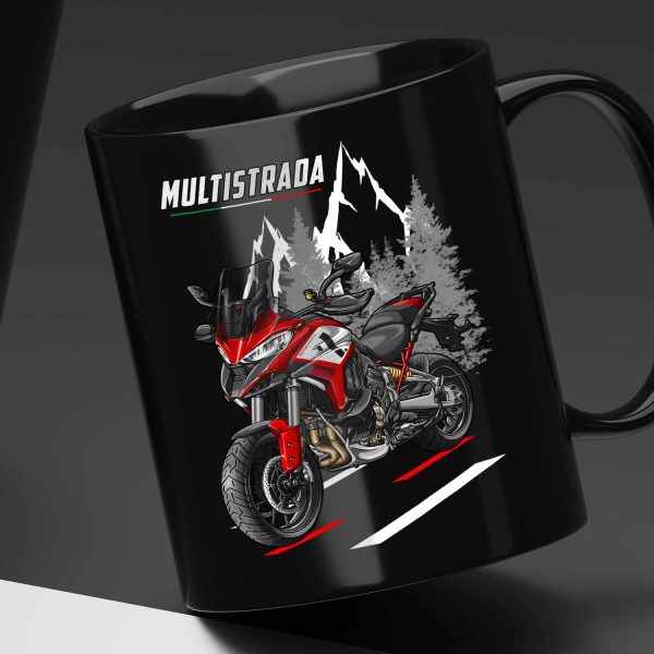 Black Mug Ducati Multistrada V4 Merchandise Pikes Peak