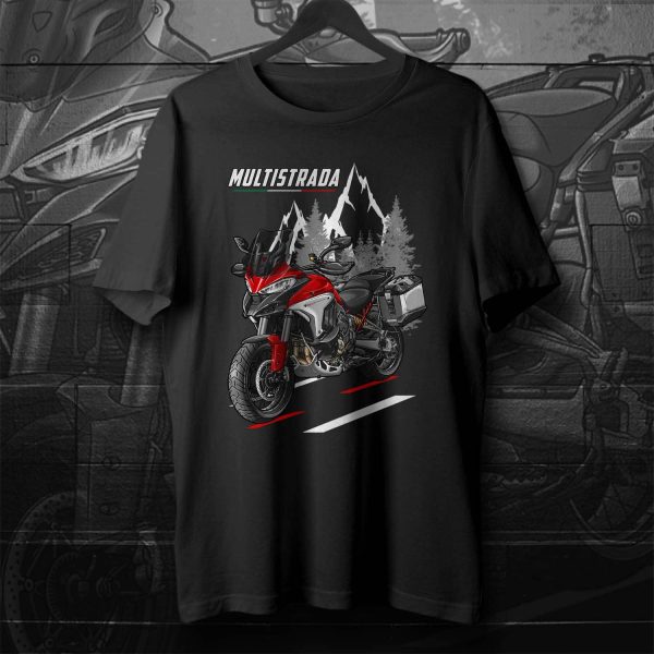 T-shirt Ducati Multistrada V4 Merchandise Rally Red