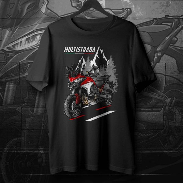 T-shirt Ducati Multistrada V4 Merchandise Red