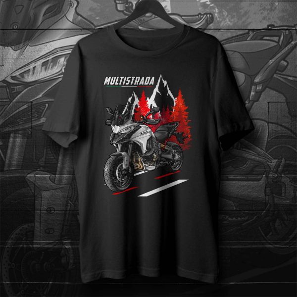 T-shirt Ducati Multistrada V4 S Merchandise Iceberg White
